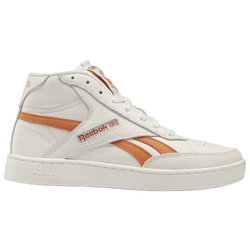 Women's - Reebok Club C Form High  - White/Orange 