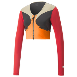 Women's - PUMA Unity Crop - Black/Red