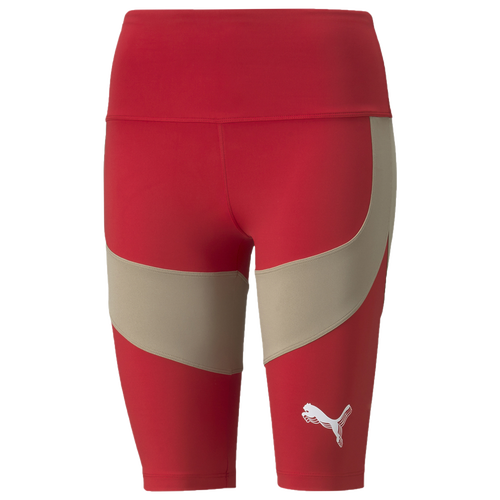 

PUMA Womens PUMA JA 72 Bike Shorts - Womens Red/Tan Size S