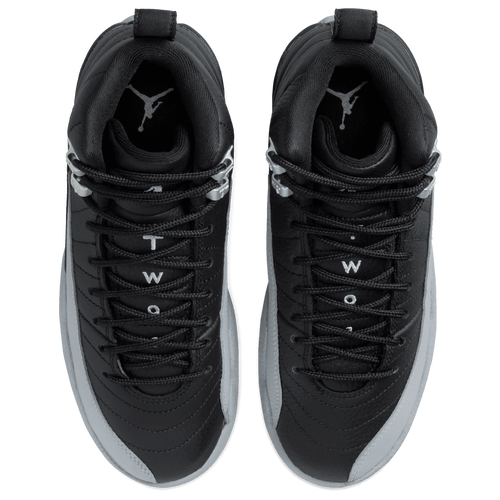 Jordan 12 black grade school best sale