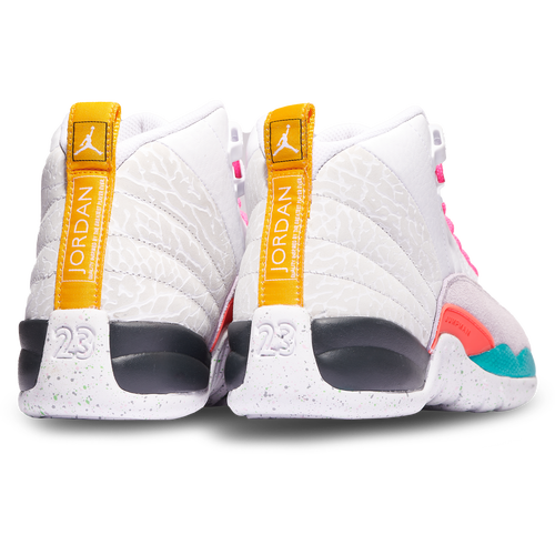 Jordan 12 pink lemonade foot locker best sale