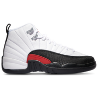 Boys' Grade School - Jordan AJ 12 Retro - Black/Gym Red/White