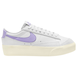 Women's - Nike Blazer Low Platform - Purple/Purple