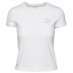 Women's - PUMA IWD Fitted T-Shirt - White/White