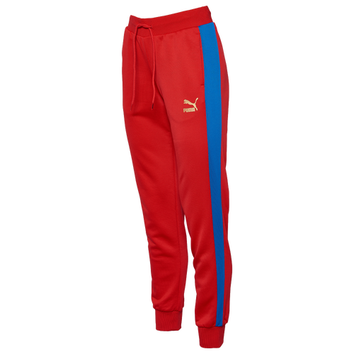 Puma Womens  Iconix Track Pants In Red/multi