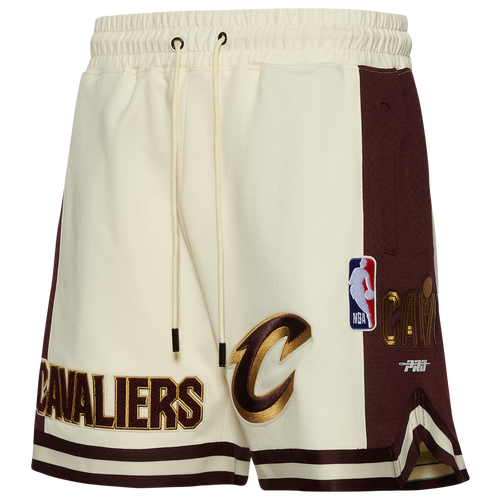 

Pro Standard Mens Pro Standard Cavaliers Champ 2.0 Shorts - Mens Tan/Maroon Size XL