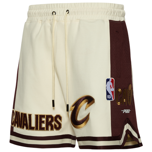 Pro Standard Mens  Cavaliers Champ 2.0 Shorts In Tan/maroon