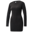 PUMA Velour Plus Size T7 Fitted Dress - Women's Black/Black
