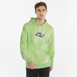 Men's - PUMA BMW Statement Hoodie - Green/Green