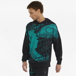 Men's - PUMA MAPF1 Statement Hoodie - Black/Navy