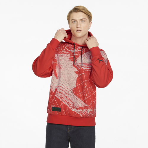 

PUMA Mens PUMA MAPF1 Statement Hoodie - Mens Red/White Size M