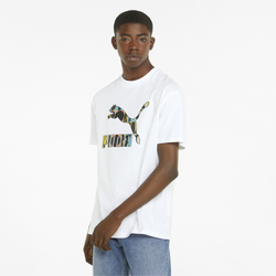 Men's - PUMA HC Graphic T-Shirt - White/Multi