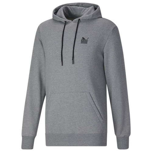 

PUMA Mens PUMA TMC Essential Hoodie - Mens Grey/Black Size M