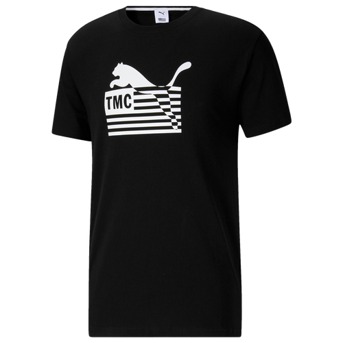 

PUMA Mens PUMA TMC T-Shirt - Mens Black/White Size XXL