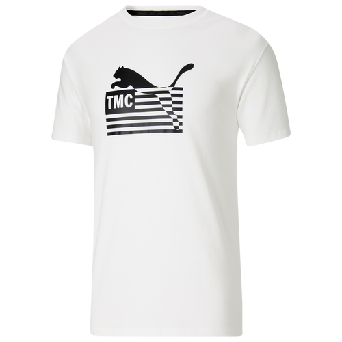 

PUMA Mens PUMA TMC T-Shirt - Mens White/Black Size S