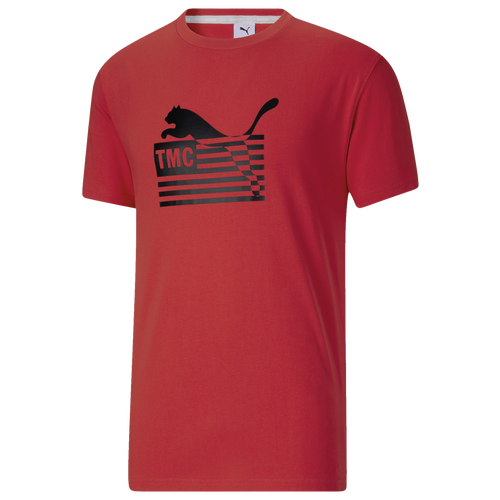 

PUMA Mens PUMA TMC T-Shirt - Mens Red/Black Size M