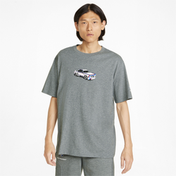 Men's - PUMA BMW Statement T-Shirt - Medium Gray Heather