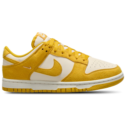 Women's - Nike Dunk Low  - Pale Ivory/Dark Sulfur/Metallic Gold