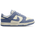 Nike Dunk à tige basse - Pour femmes Argent métallique/Voile/Indigo mondial