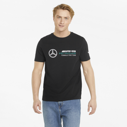 Men's - PUMA MAPF1 Essential T-Shirt - Black/Silver
