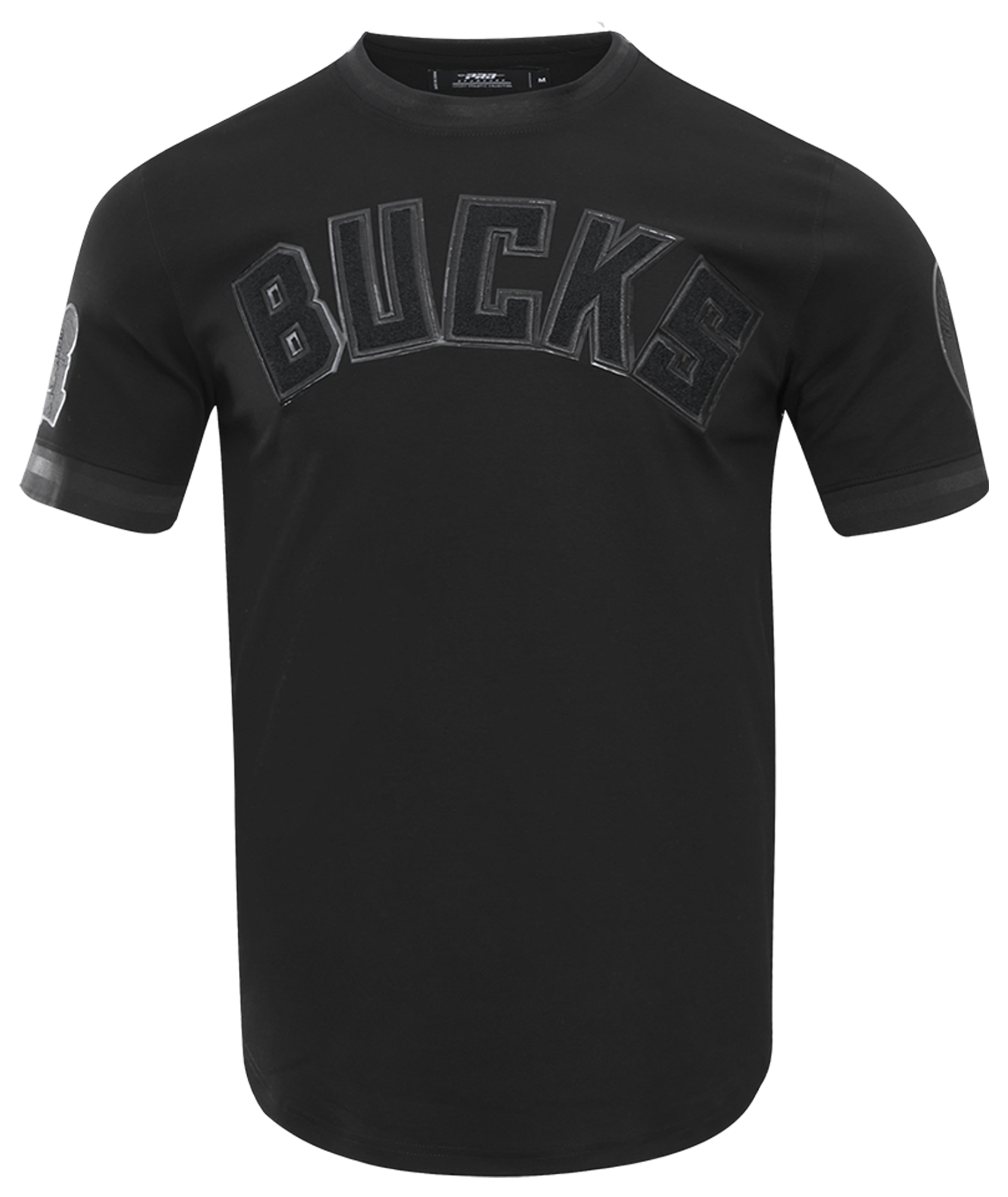 Pro Standard BUCKS TRIPLE BLACK DK TEE - Men's