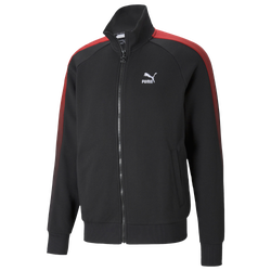 Men's - PUMA T7 Track Top - Black/Red