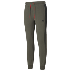 Men's - PUMA T7 Track Pants - Olive/Olive