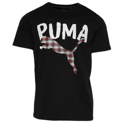 Men's - PUMA Chill T-Shirt - Black/White/Red