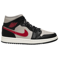 Jordan aj 1 hot sale mid black and red