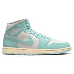 Women's - Jordan AJ1 Mid SE  - Light Dew/Sail/Muslin