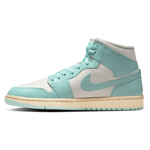 WOMEN S Air JORDAN 1 MID LIGHT DEW 7 SAIL BQ6472 132