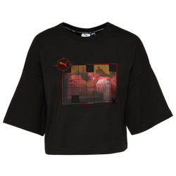 Women's - PUMA X Batman Graphic T-Shirt - Black/Black