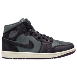 Women's - Jordan AJ1 MID SE - Grey/Black