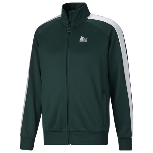 

PUMA Mens PUMA TMC T7 Jacket - Mens Green/White Size XL