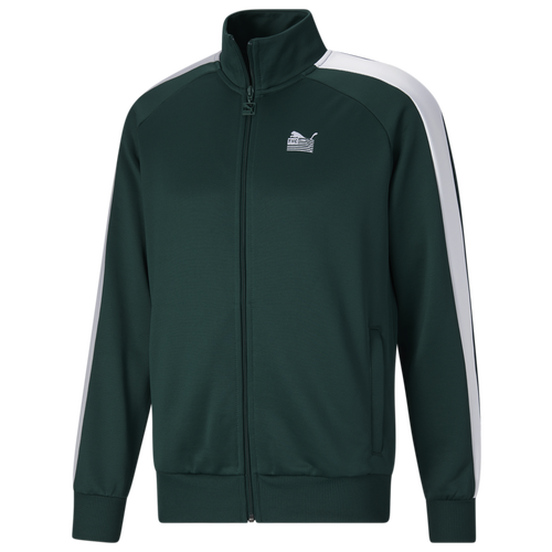 

PUMA Mens PUMA TMC T7 Jacket - Mens Green/White Size L