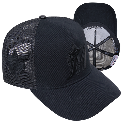 MENS - Pro Standard Marlins  Classic Pinch Front Trucker - Black
