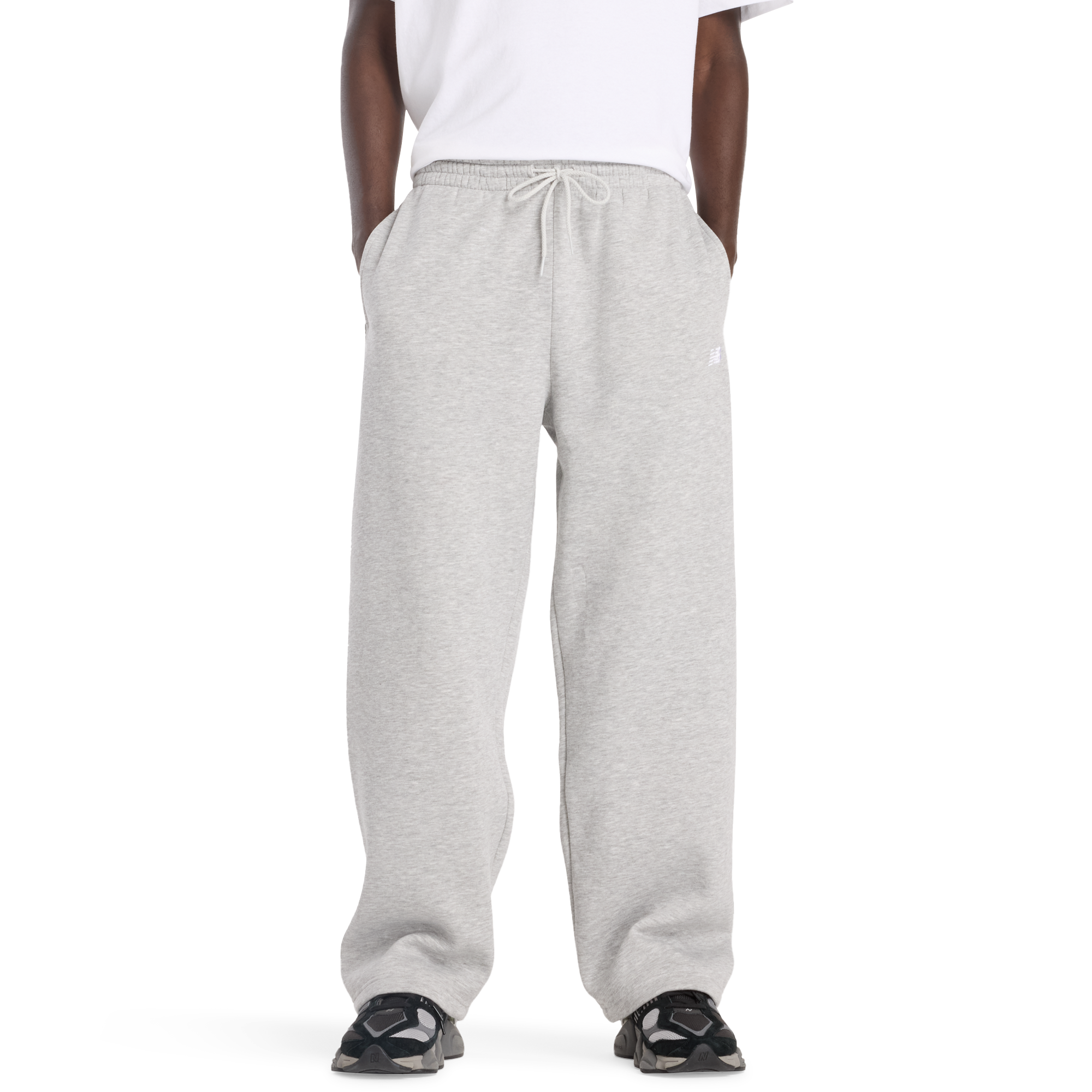 【美品】ANEW MEN ESSENTIAL FLEECE LPT / L New Balance Sport Essentials Open Hem Fleece Pants - Men's