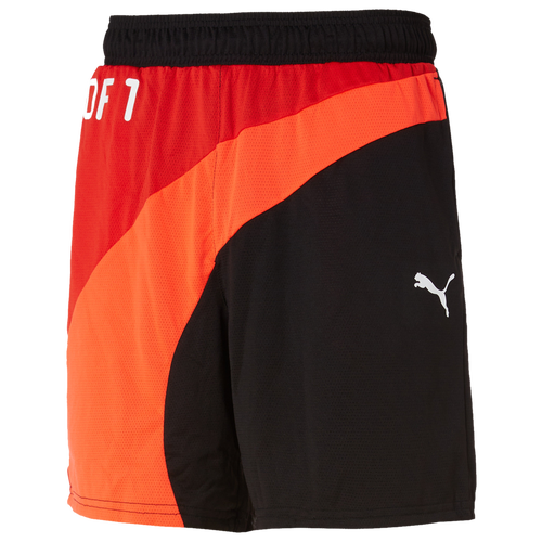 

PUMA Mens PUMA One of One Flare Shorts - Mens Orange/Black Size XXL