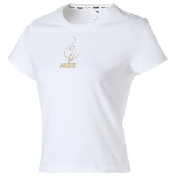 Women's - PUMA X Baby Phat Fitted T-Shirt - White
