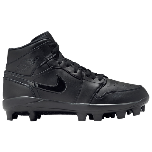 Jordan Men's  1 Retro Mcs Baseball Cleats In Black/black