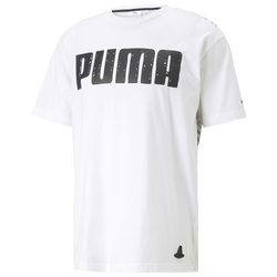 Men's - PUMA Joshua Vides T-Shirt - White/Black