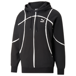Men's - PUMA Joshua Vides Hoodie - Black/Pink