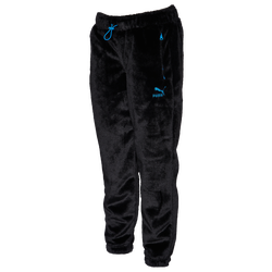 Women's - PUMA Cuddle PCK Joggers - Black/Black