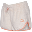 PUMA Cuddle Faux Fur Shorts - Women's Pea