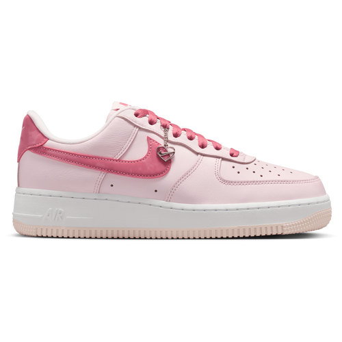 Nike Women's Air Force 1 07 VTD - Basketball Shoes Size 06.0 - Peony Pink/White