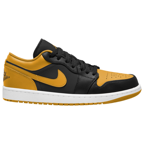 

Jordan Mens Jordan AJ 1 Low - Mens Basketball Shoes Black/White/Yellow Ochre Size 10.0