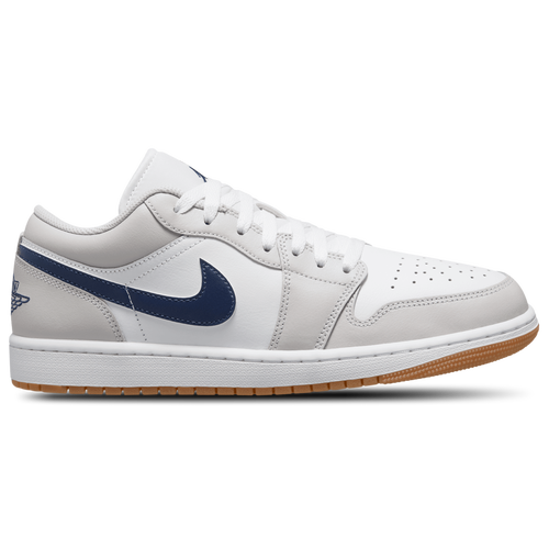 MENS - Jordan AJ 1 Low - Midnight Navy/White Neutral Grey