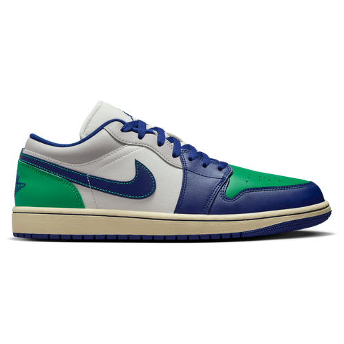 MENS - Jordan AJ 1 Low - Sail/Royal Blue Stadium Green