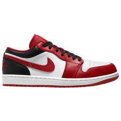 Men's - Jordan AJ 1 Low - White/Red/Black