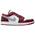 Jordan AJ 1 Low - Men's White/Grey/Red